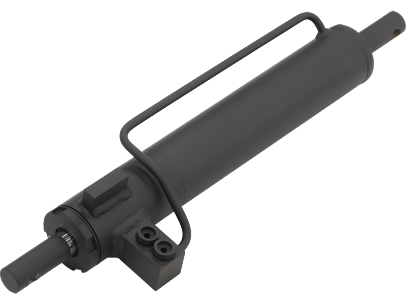 建機用アウトリガ脱着用シリンダー